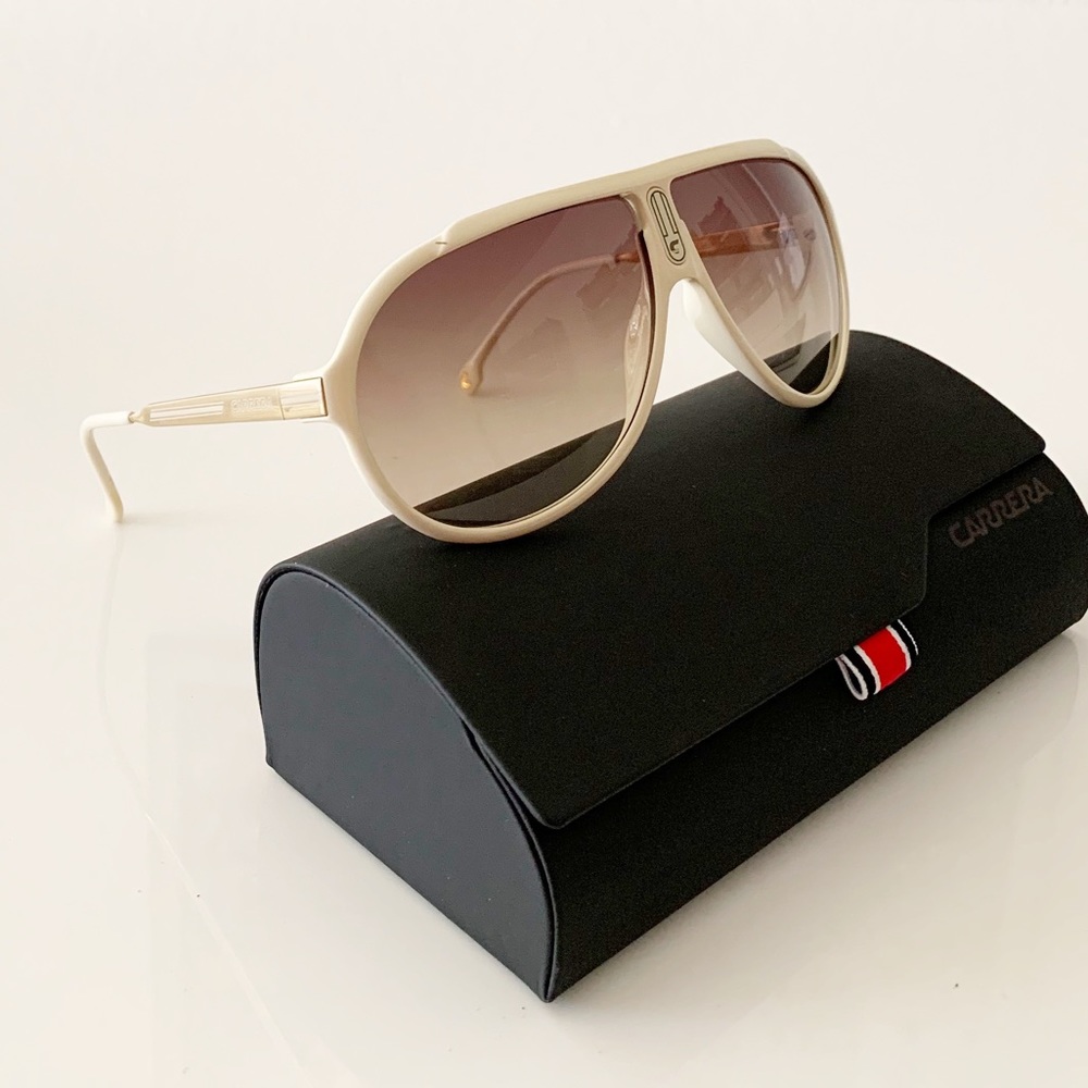 Carrera Cream and Brown Sunglasses